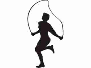  Fitness Silhouettes_ 1 2 Decal Proportional