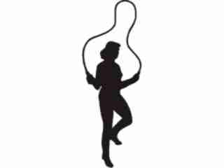  Fitness Silhouettes_ 1 3 Decal Proportional