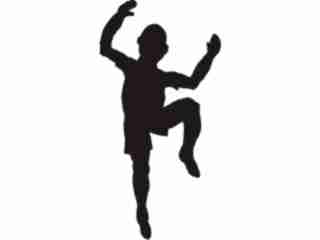  Fitness Silhouettes_ 1 4 Decal Proportional