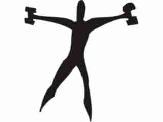  Fitness Silhouettes_ 2 5 Decal Proportional
