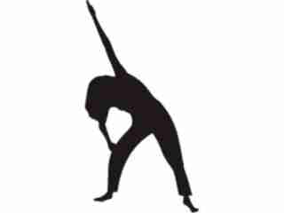  Fitness Silhouettes_ 3 4 Decal Proportional