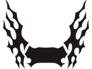  Flames Custom Banner_ 0 0 1 Decal Proportional