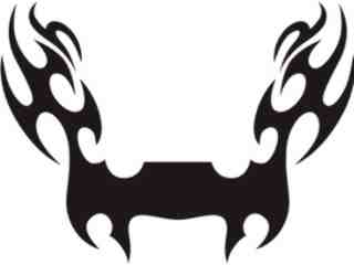  Flames Custom Banner_ 0 0 7 Decal Proportional