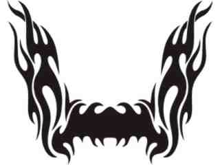  Flames Custom Banner_ 0 0 8 Decal Proportional