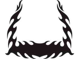  Flames Custom Banner_ 0 2 7 Decal Proportional