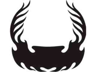  Flames Custom Banner_ 0 3 0 Decal Proportional