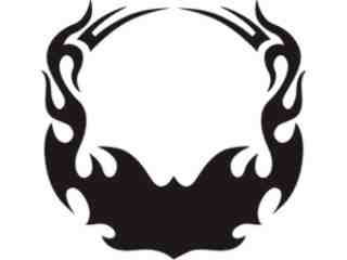  Flames Custom Banner_ 0 3 5 Decal Proportional