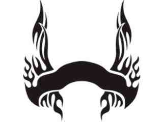  Flames Custom Banner_ 0 4 9 Decal Proportional