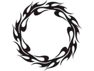  Flames Round_ 0 7 2 Decal Proportional