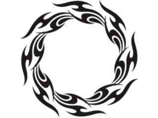  Flames Round_ 0 8 6 Decal Proportional