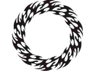  Flames Round_ 0 9 9 Decal Proportional