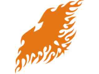  Flames Tribal Style_ 0 1 0 Decal Proportional
