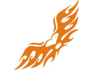  Flames Tribal Style_ 0 1 2 Decal Proportional