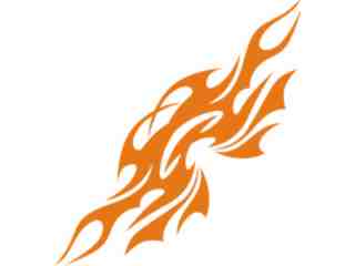  Flames Tribal Style_ 0 2 2 Decal Proportional