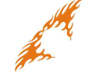  Flames Tribal Style_ 0 3 9 Decal Proportional