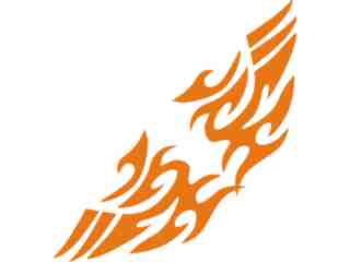  Flames Tribal Style_ 0 4 3 Decal Proportional