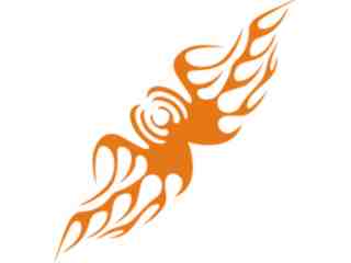  Flames Tribal Style_ 0 4 5 Decal Proportional