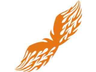  Flames Tribal Style_ 0 4 8 Decal Proportional