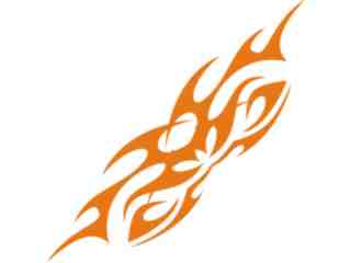  Flames Tribal Style_ 0 6 1 Decal Proportional