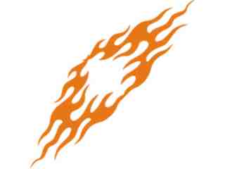  Flames Tribal Style_ 0 6 8 Decal Proportional