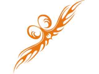  Flames Tribal Style_ 0 8 2 Decal Proportional