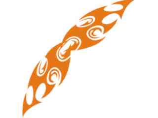  Flames Tribal Style_ 0 9 8 Decal Proportional