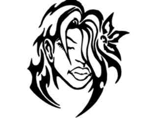  Flower Girl Decal Proportional