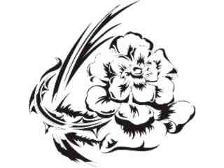  Flowers Tattoo 2_ 0 1 2_ D T L Decal Proportional
