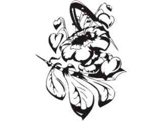  Flowers Tattoo 2_ 0 2 7_ D T L Decal Proportional