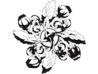 Flowers Tattoo 2_ 0 3 0_ D T L Decal Proportional