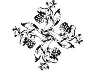  Flowers Tattoo 2_ 0 3 5_ D T L Decal Proportional