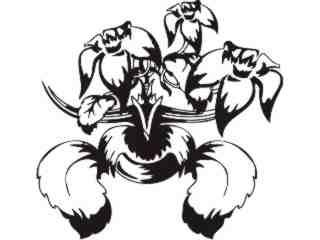  Flowers Tattoo 2_ 0 3 7_ D T L Decal Proportional