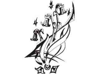  Flowers Tattoo 2_ 0 3 8_ D T L Decal Proportional