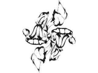  Flowers Tattoo 2_ 0 3 9_ D T L Decal Proportional