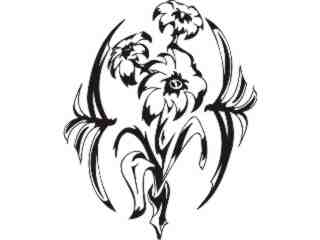  Flowers Tattoo 2_ 0 4 3_ D T L Decal Proportional