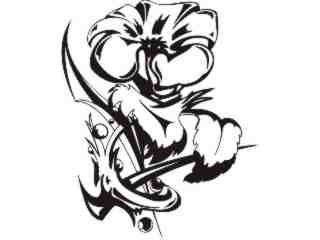  Flowers Tattoo 2_ 0 4 7_ D T L Decal Proportional