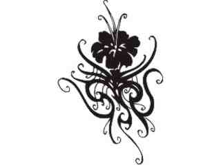  Flowers Tattoo_ 0 0 1 Decal Proportional