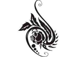  Flowers Tattoo_ 0 1 1 Decal Proportional