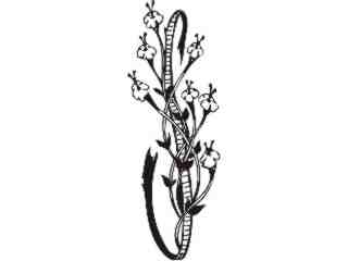  Flowers Tattoo_ 0 1 3 Decal Proportional