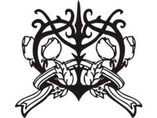  Flowers Tattoo_ 0 1 4 Decal Proportional