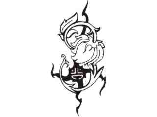  Flowers Tattoo_ 0 1 5 Decal Proportional