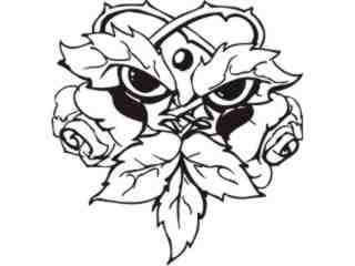  Flowers Tattoo_ 0 1 7 Decal Proportional