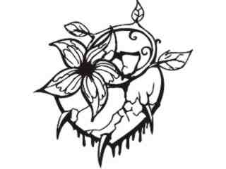  Flowers Tattoo_ 0 2 0 Decal Proportional