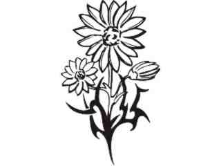  Flowers Tattoo_ 0 2 7 Decal Proportional