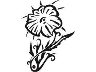  Flowers Tattoo_ 0 3 5 Decal Proportional