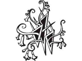  Flowers Tattoo_ 0 4 5 Decal Proportional