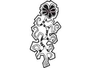  Flowers Tattoo_ 0 5 0 Decal Proportional