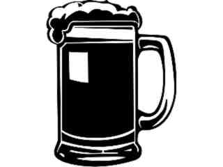  Food Drink_ Beer Mug_ P A 1 Decal Proportional