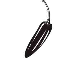 Food Drink_ Chili Pepper_ P A 1 Decal Proportional