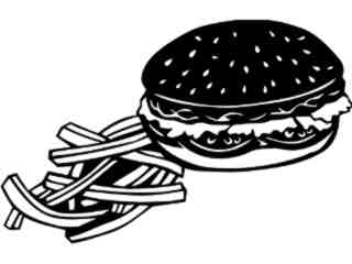  Food_ Burger And Fries_ 1 6 4_ V A 1 Decal Proportional